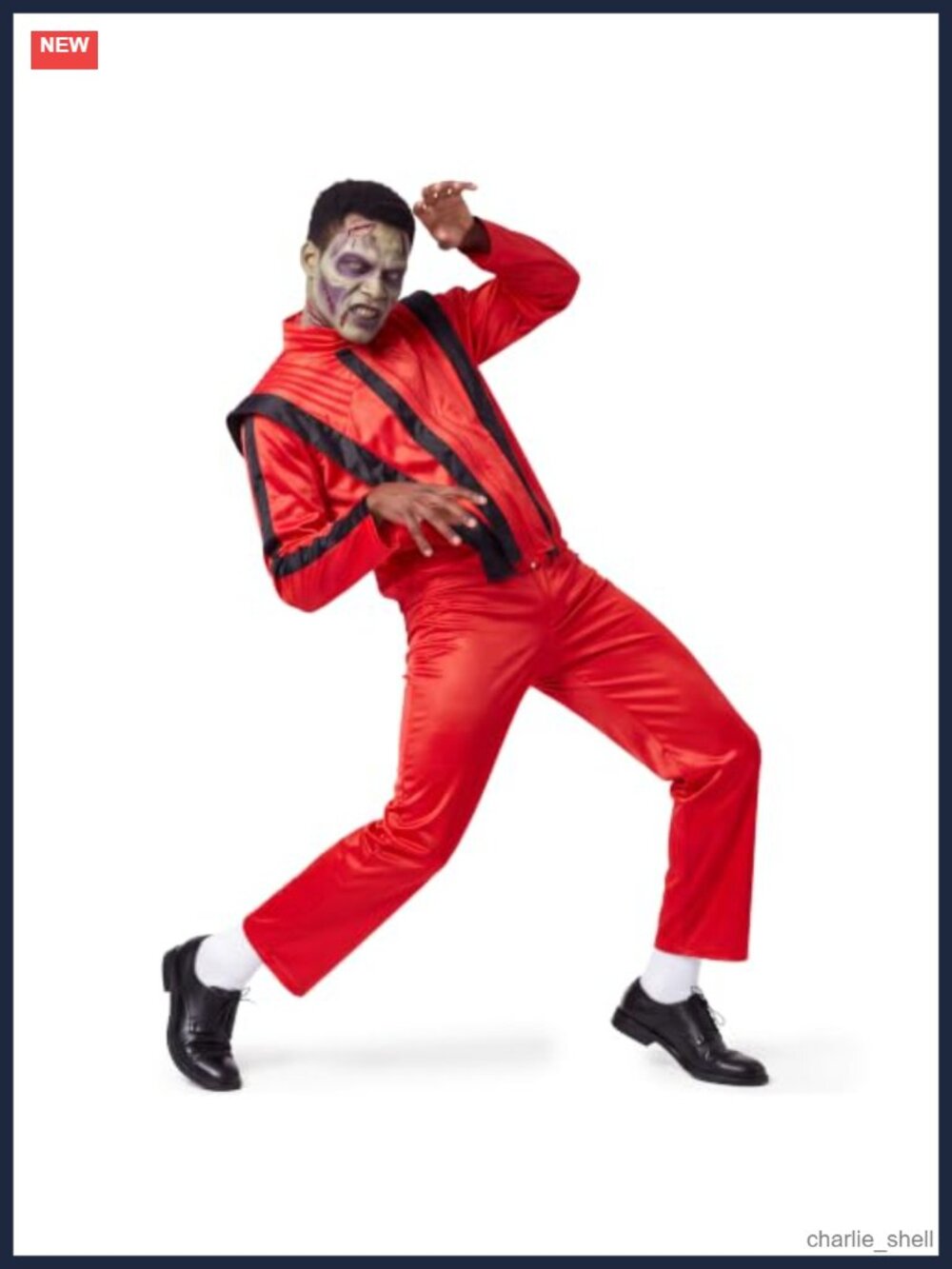 Mens Retro 80s Pop Star Halloween Costume 2pc Polyester Jacket Pants Adult
